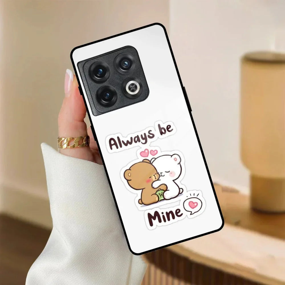 Cute Cuddle Bears Glass Case Cover For Oneplus - ShopOnCliQ