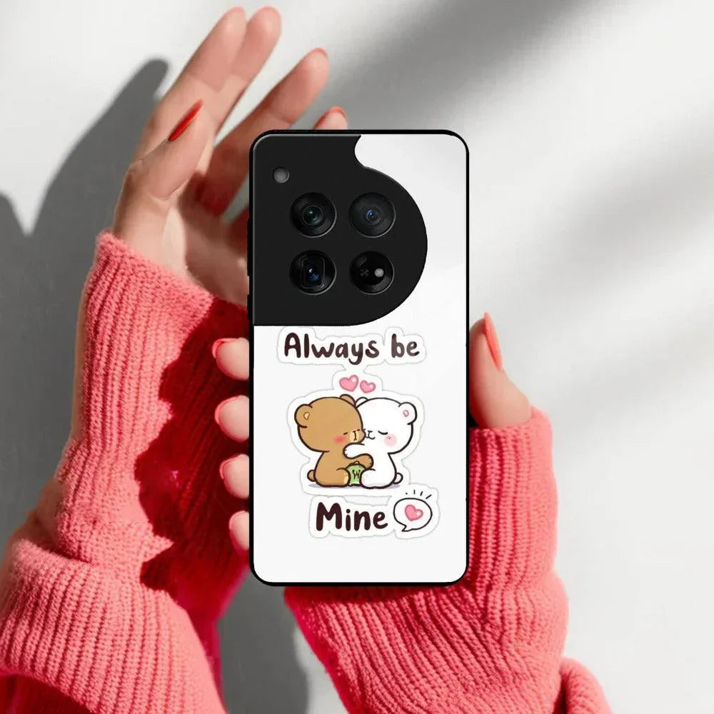 Cute Cuddle Bears Glass Case Cover For Oneplus - ShopOnCliQ