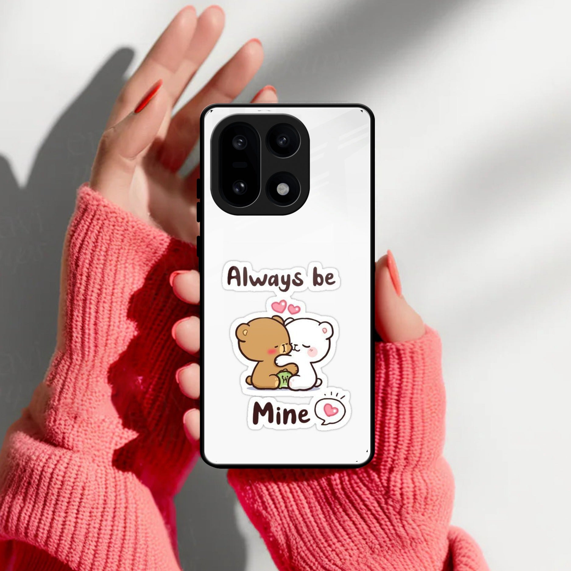 Cute Cuddle Bears Glass Case Cover For OnePlus 15 5G