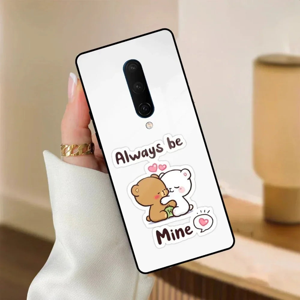 Cute Cuddle Bears Glass Case Cover For Oneplus - ShopOnCliQ