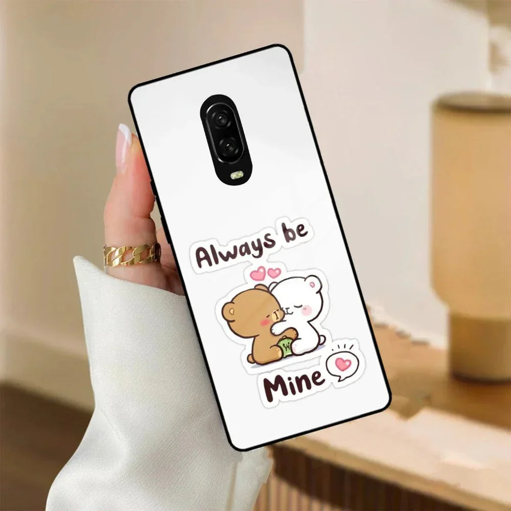 Cute Cuddle Bears Glass Case Cover For Oneplus - ShopOnCliQ