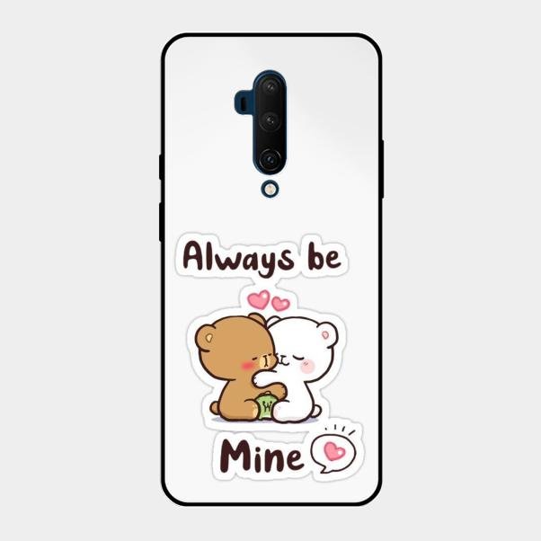 Cute Cuddle Bears Glass Case Cover For Oneplus 7T Pro