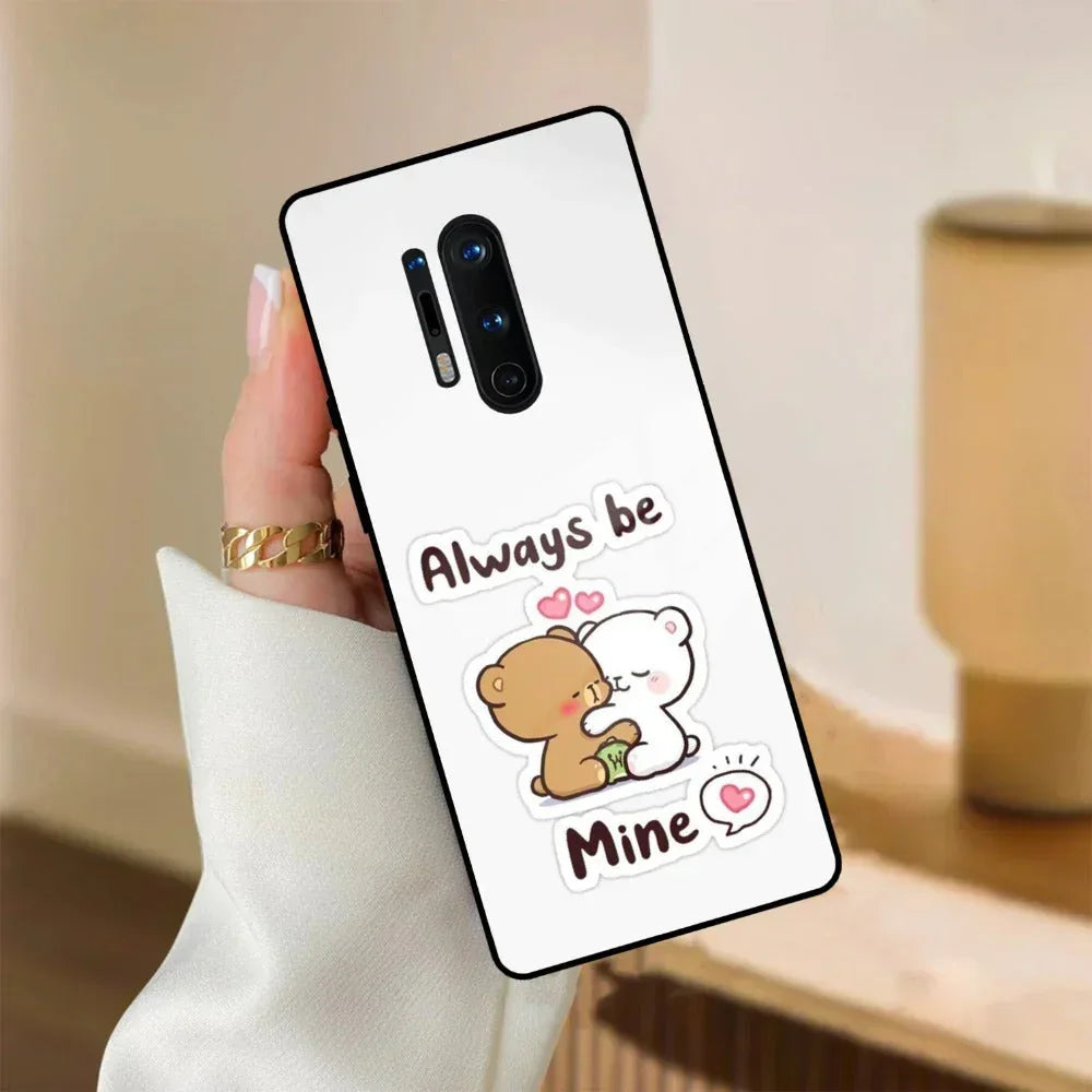 Cute Cuddle Bears Glass Case Cover For Oneplus - ShopOnCliQ