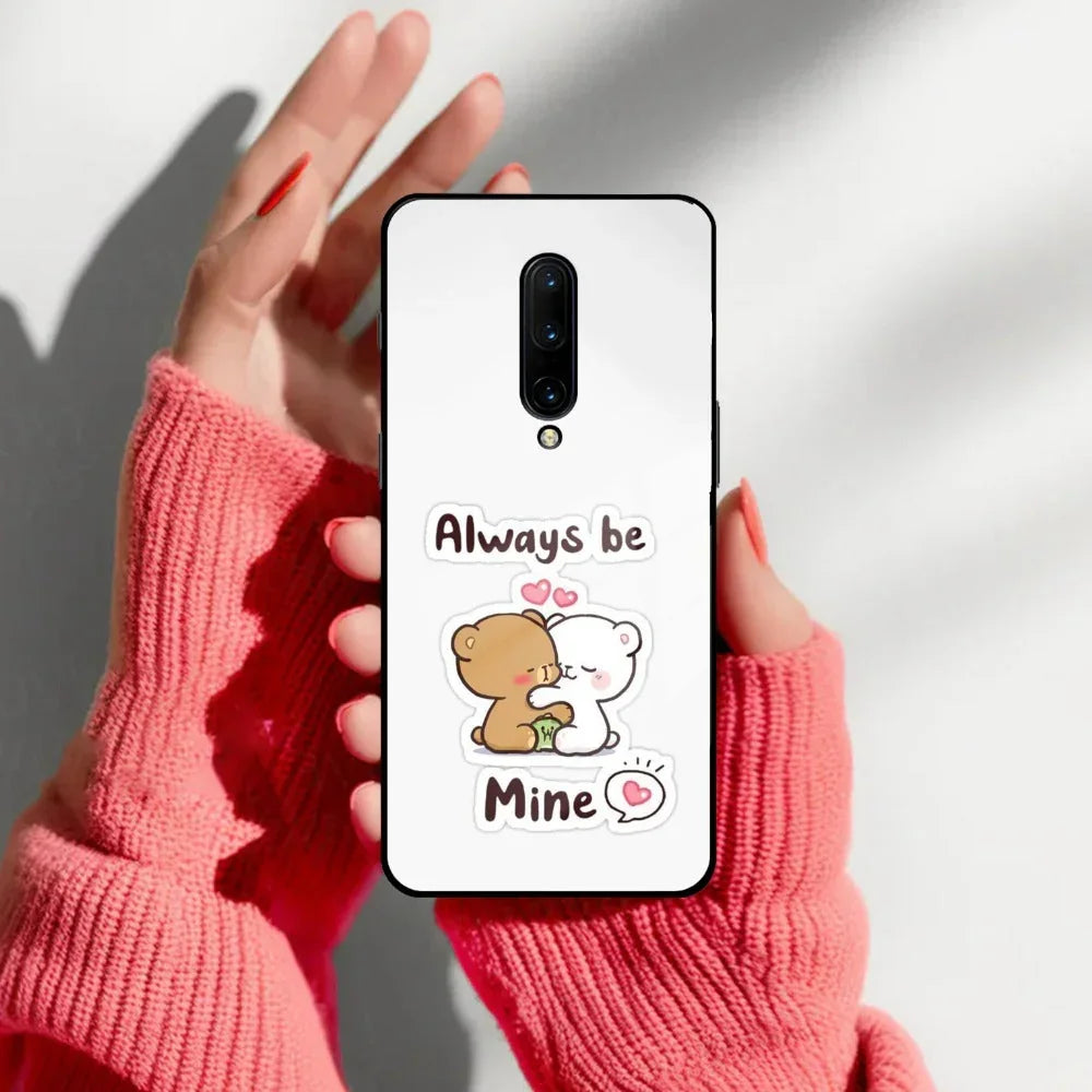 Cute Cuddle Bears Glass Case Cover For Oneplus - ShopOnCliQ