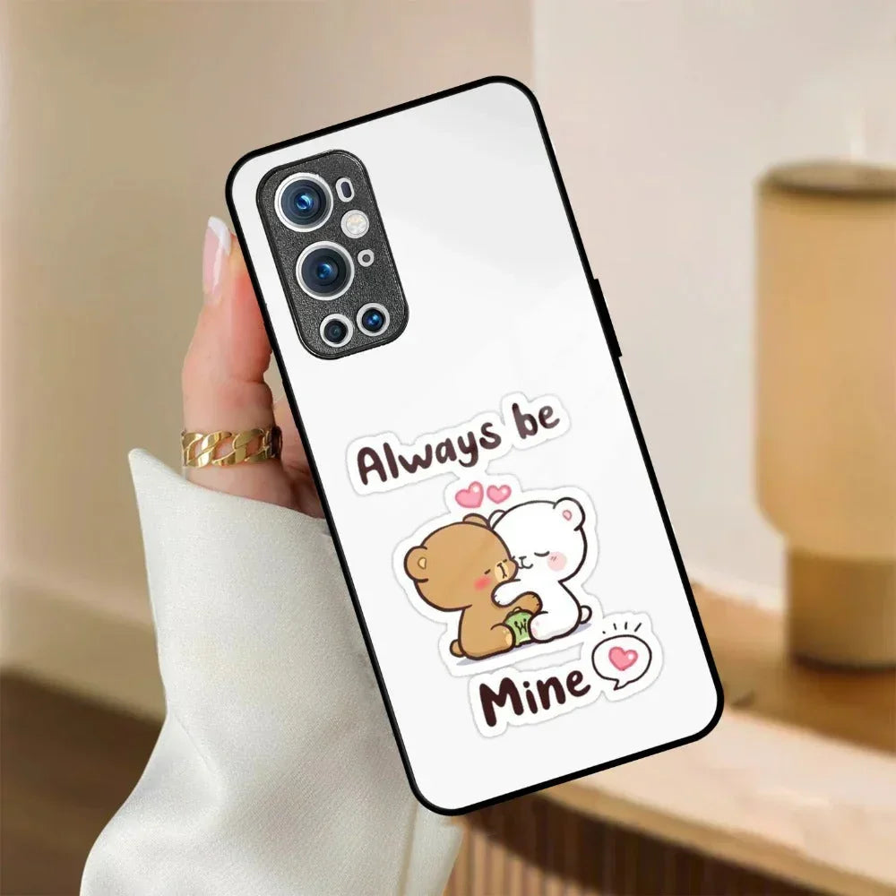 Cute Cuddle Bears Glass Case Cover For Oneplus - ShopOnCliQ