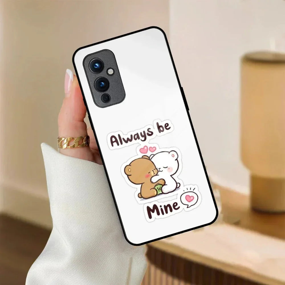 Cute Cuddle Bears Glass Case Cover For Oneplus - ShopOnCliQ