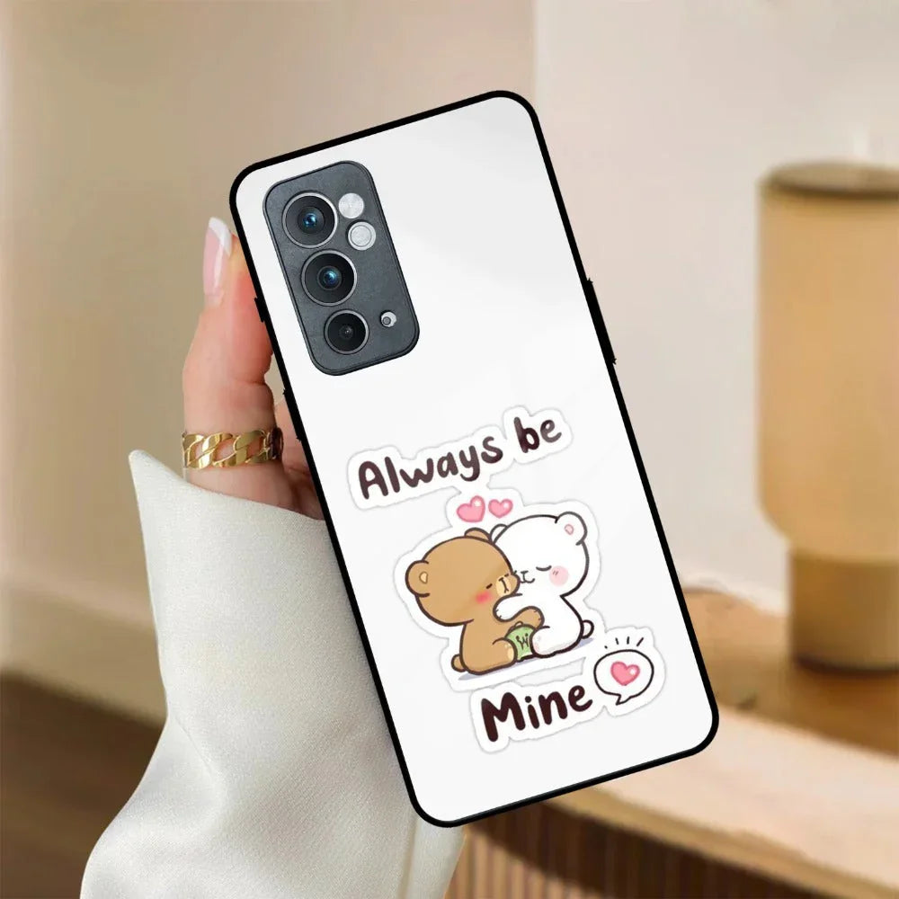 Cute Cuddle Bears Glass Case Cover For Oneplus - ShopOnCliQ