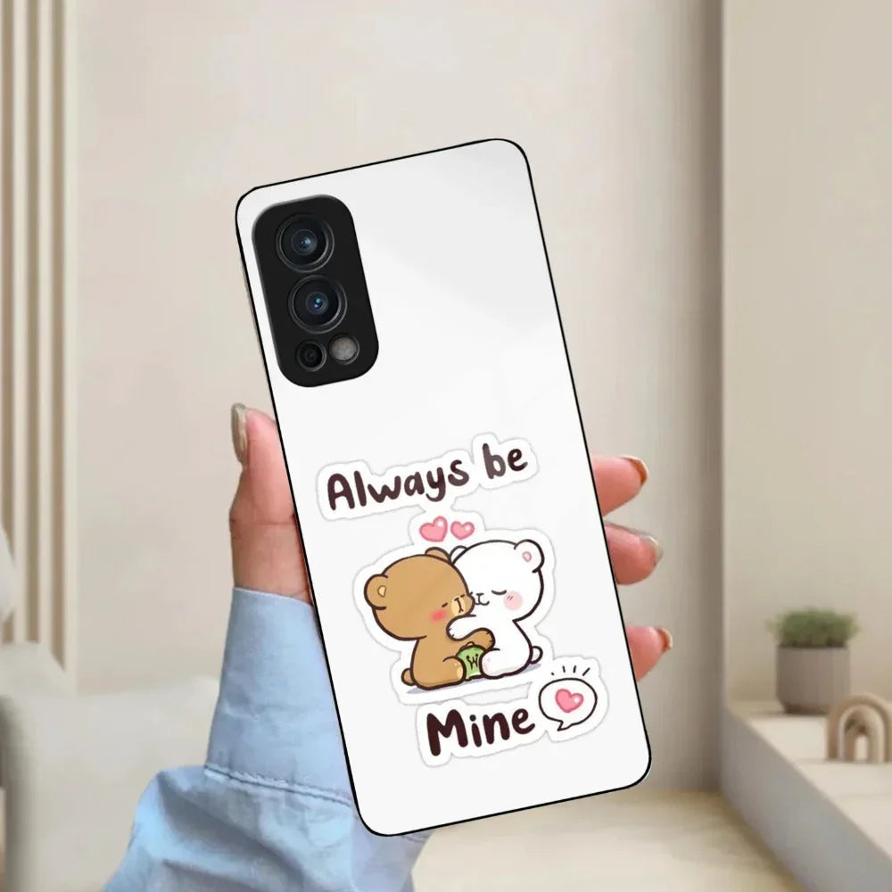 Cute Cuddle Bears Glass Case Cover For Oneplus - ShopOnCliQ