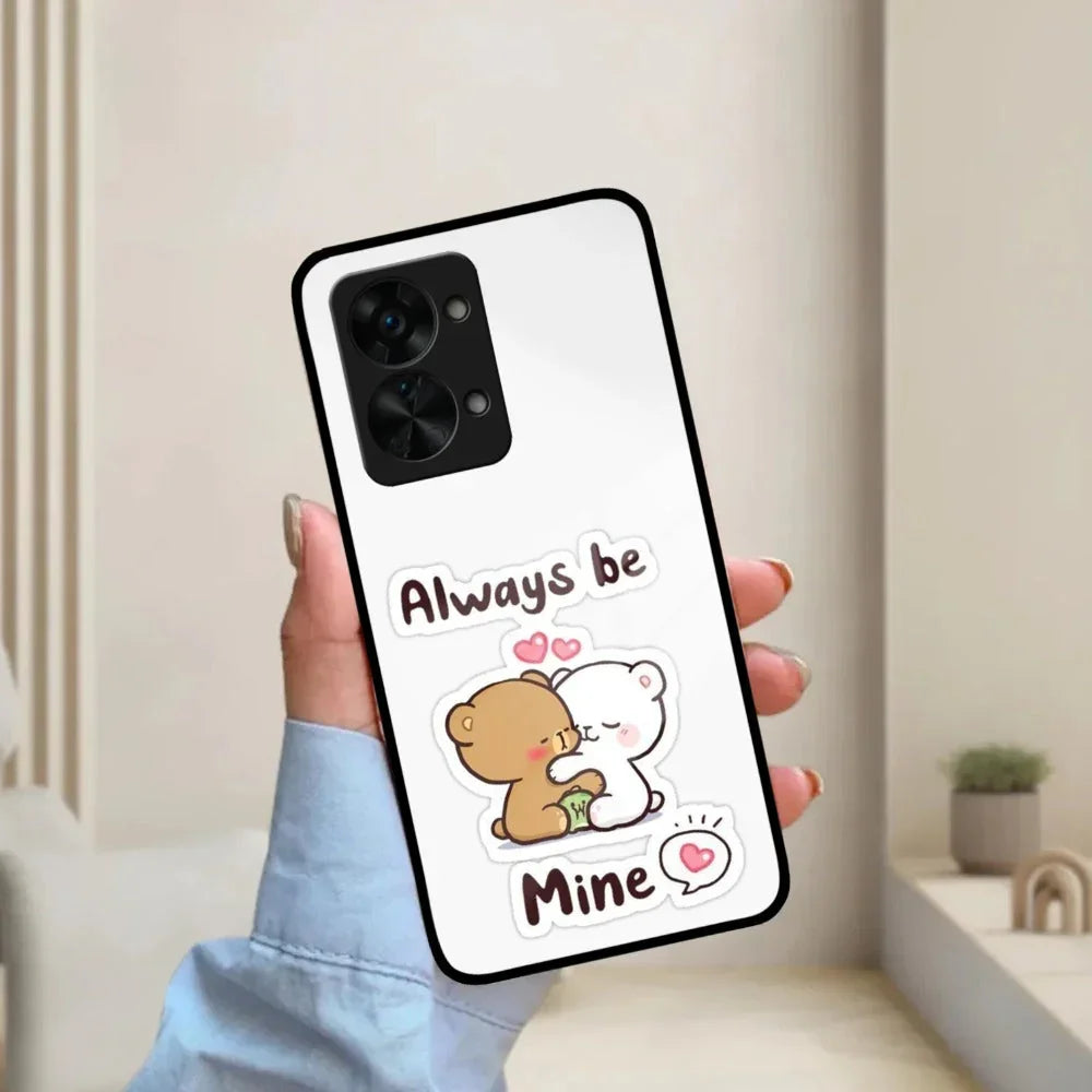 Cute Cuddle Bears Glass Case Cover For Oneplus - ShopOnCliQ