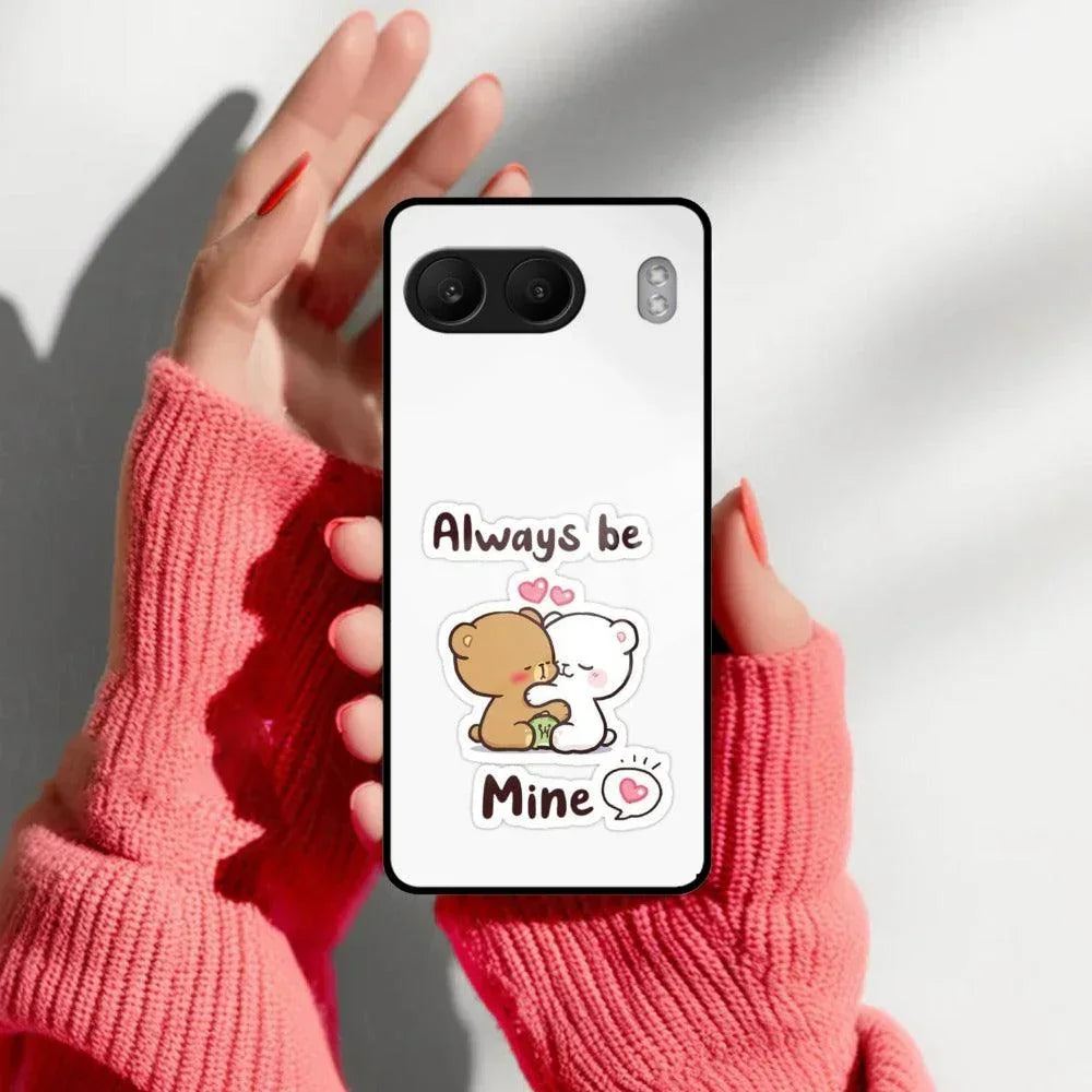 Cute Cuddle Bears Glass Case Cover For Oneplus - ShopOnCliQ