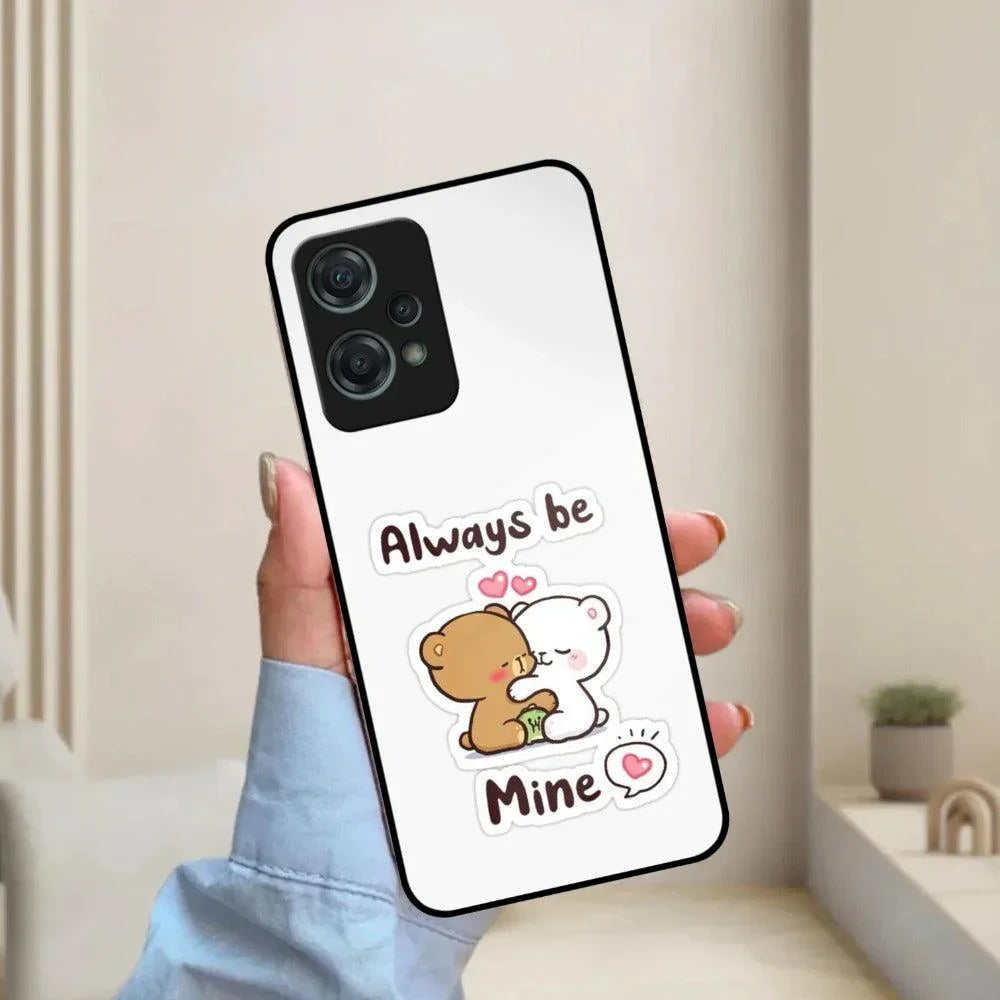 Cute Cuddle Bears Glass Case Cover For Oneplus - ShopOnCliQ