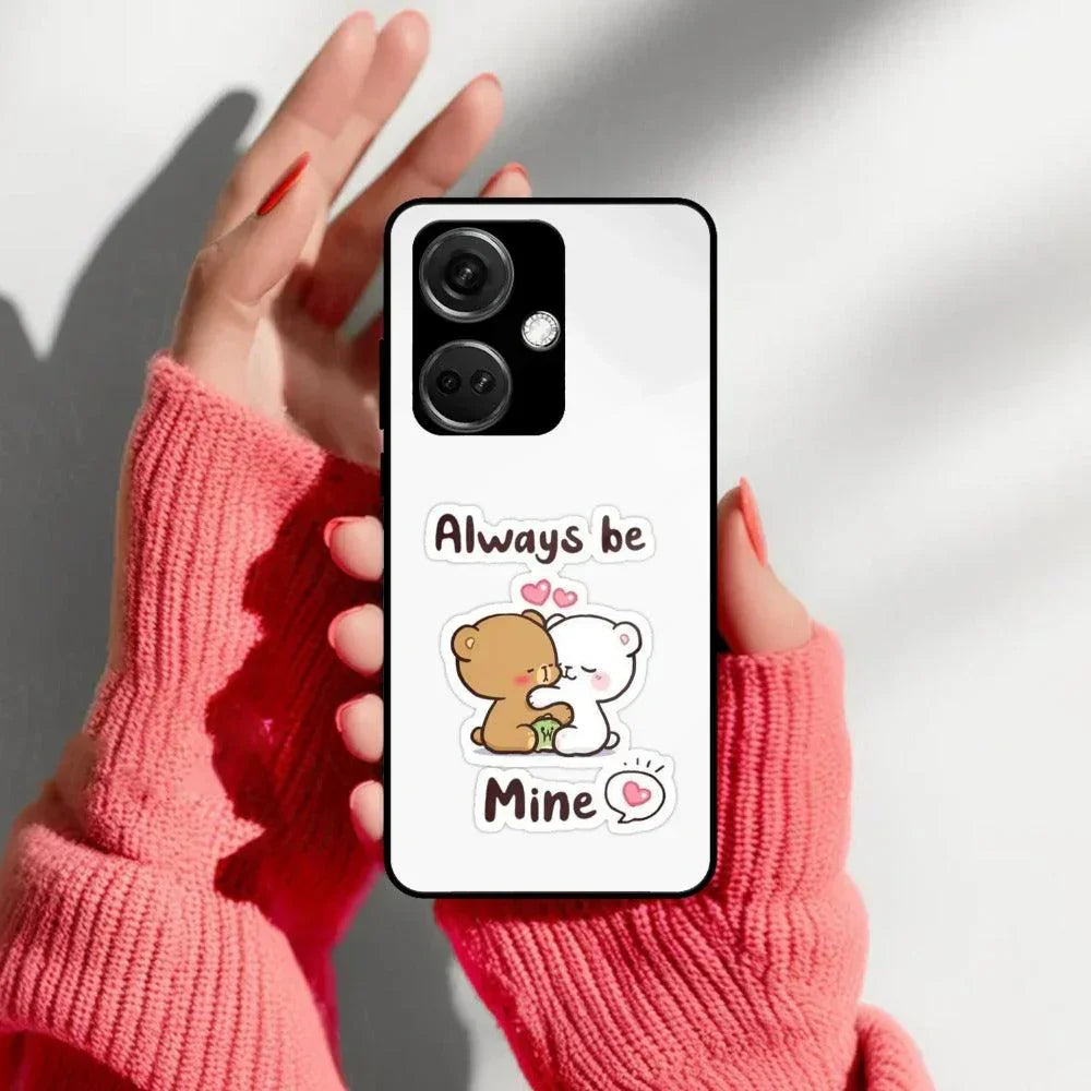 Cute Cuddle Bears Glass Case Cover For Oneplus - ShopOnCliQ