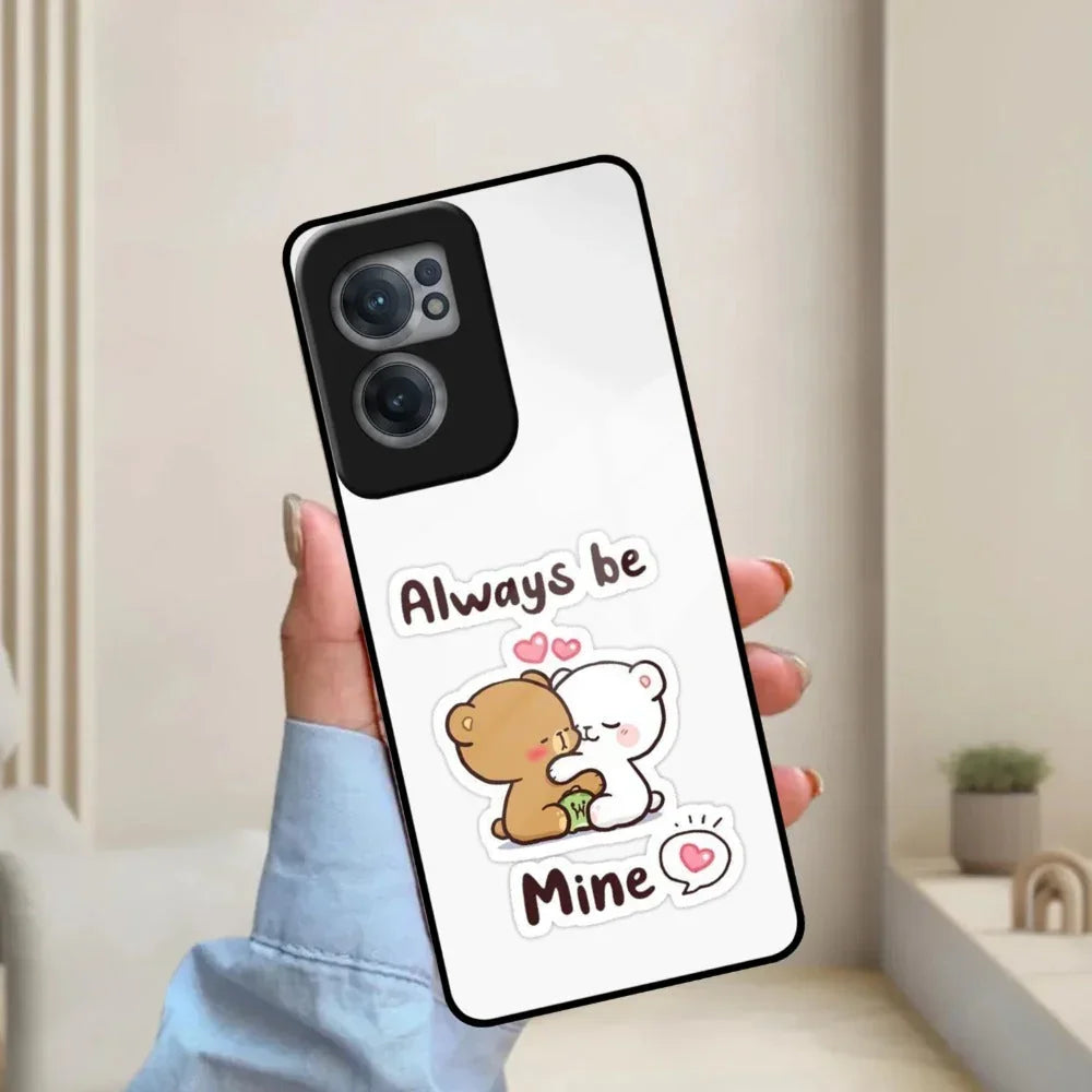 Cute Cuddle Bears Glass Case Cover For Oneplus - ShopOnCliQ