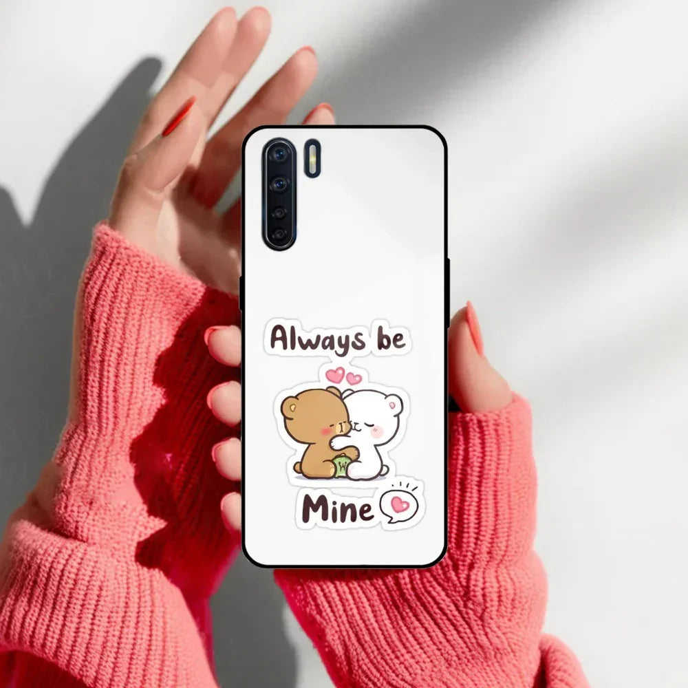 Cute Cuddle Bears Glass Case Cover For Oppo - ShopOnCliQ