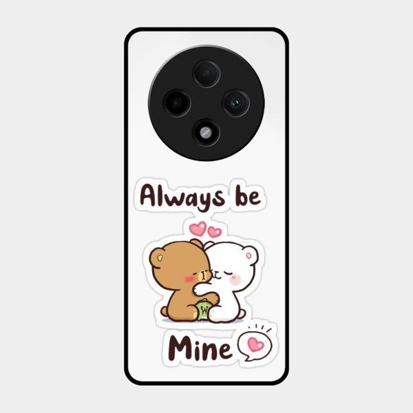 Cute Cuddle Bears Glass Case Cover For Oppo F27 Pro Plus 5G