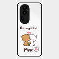 Cute Cuddle Bears Glass Case Cover For Oppo Reno 10 Pro Plus 5G