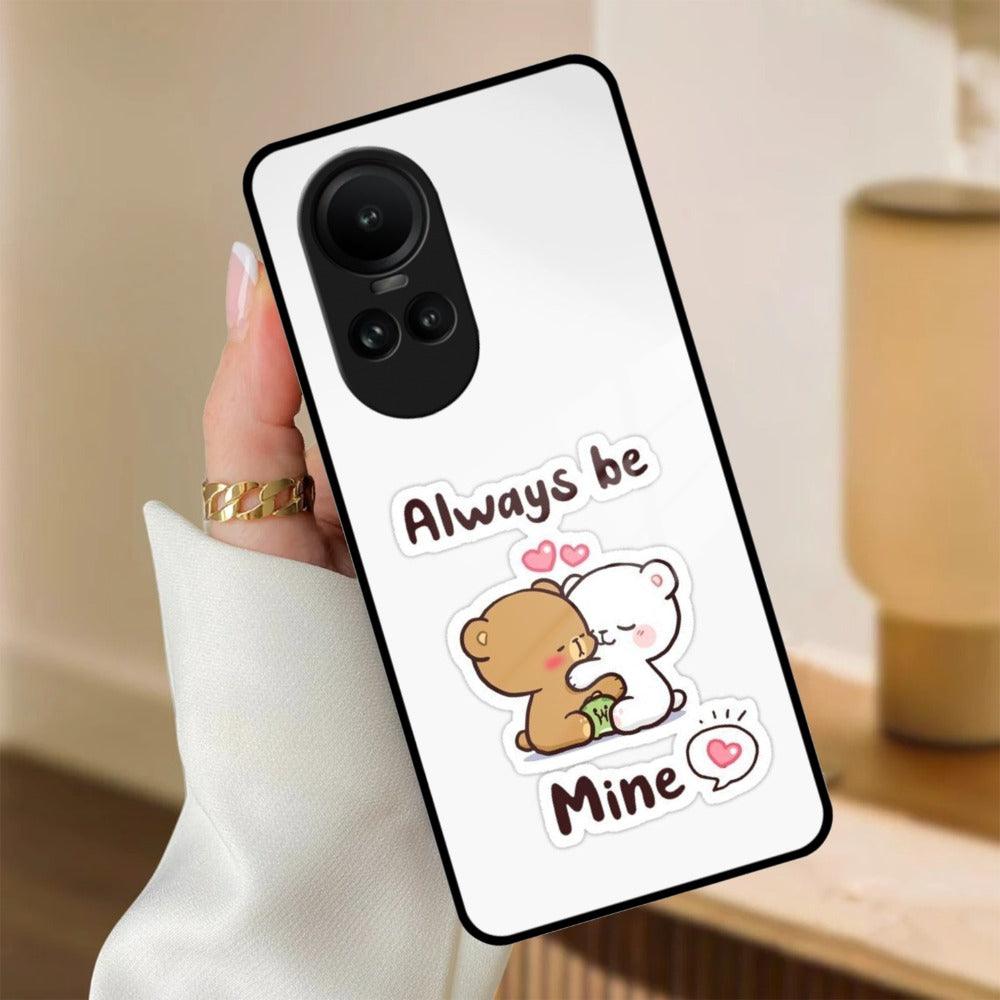 Cute Cuddle Bears Glass Case Cover For Oppo