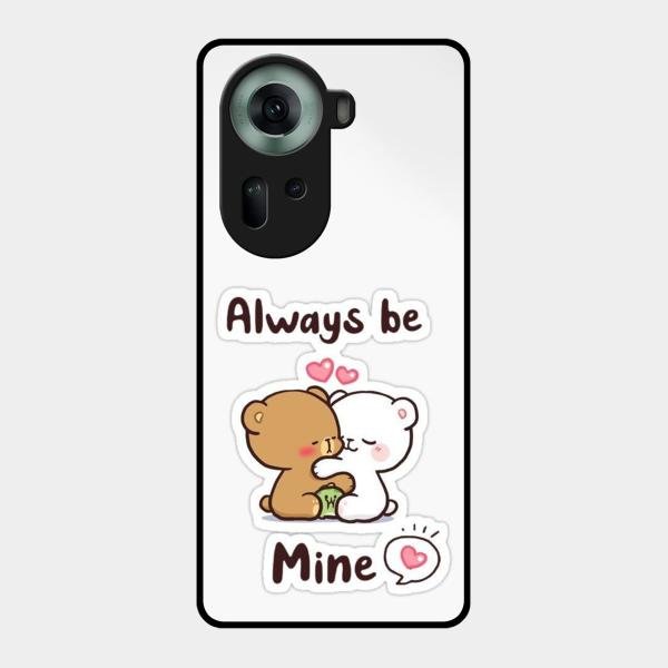 Cute Cuddle Bears Glass Case Cover For Oppo Reno 11 5G