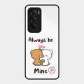 Cute Cuddle Bears Glass Case Cover For Oppo Reno 12 5G