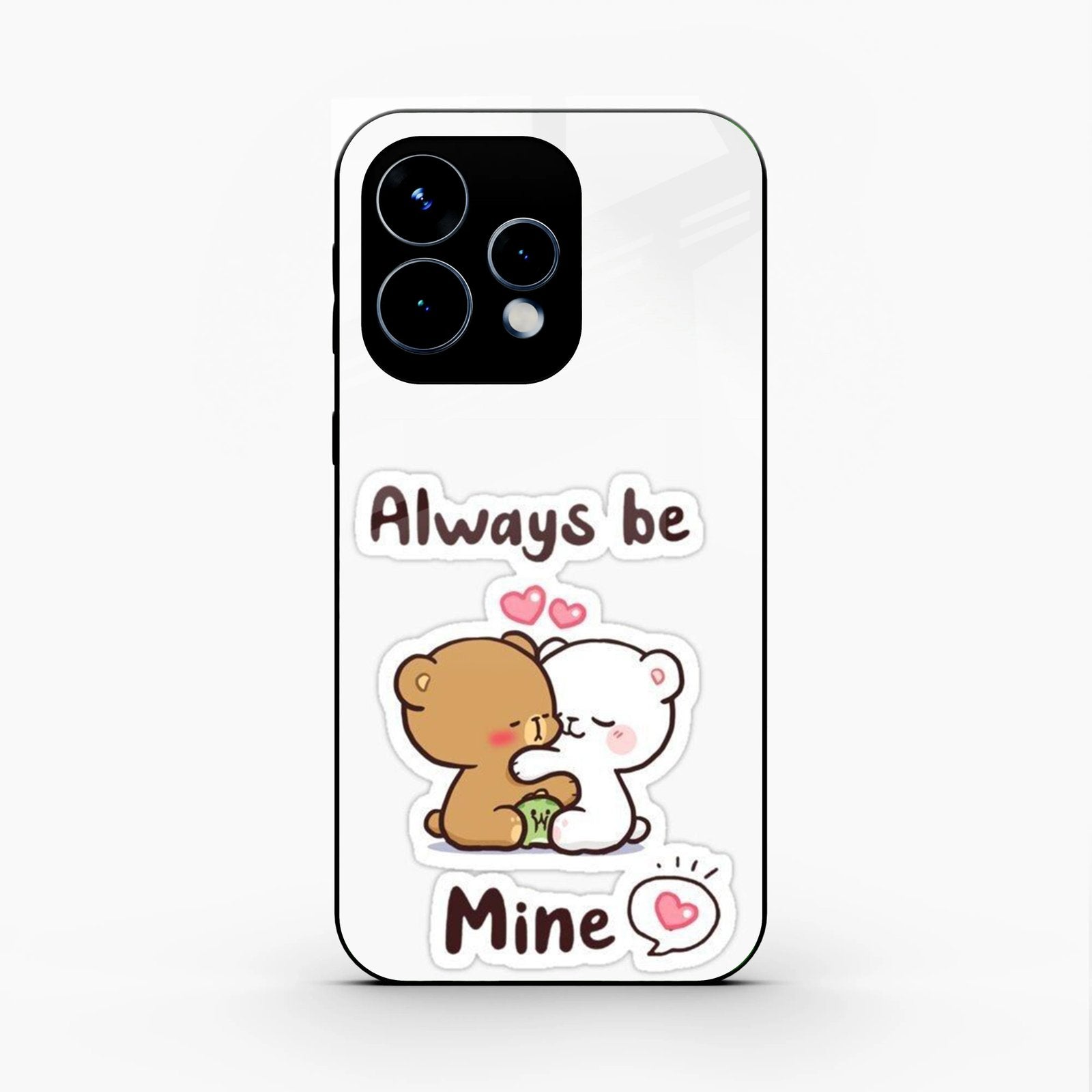 Cute Cuddle Bears Glass Case Cover For Oppo Reno 15 5G