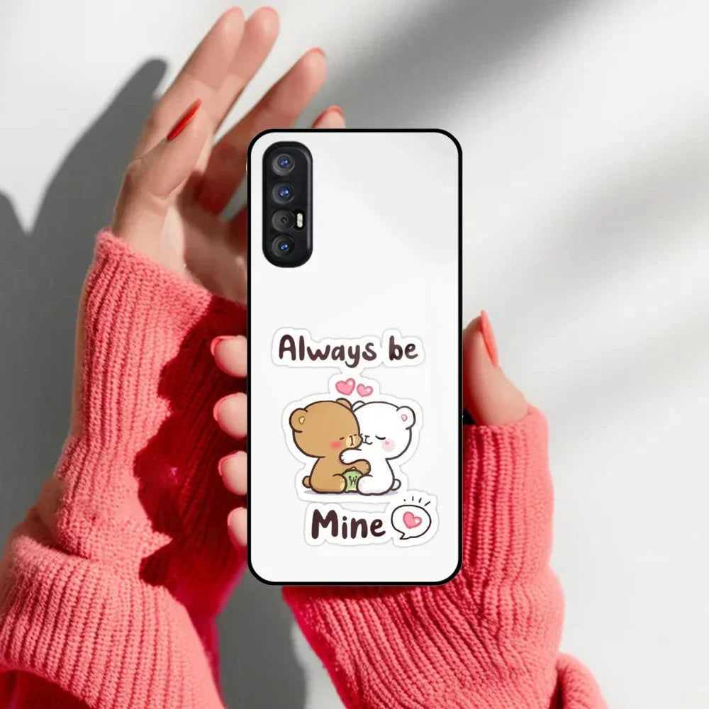 Cute Cuddle Bears Glass Case Cover For Oppo - ShopOnCliQ