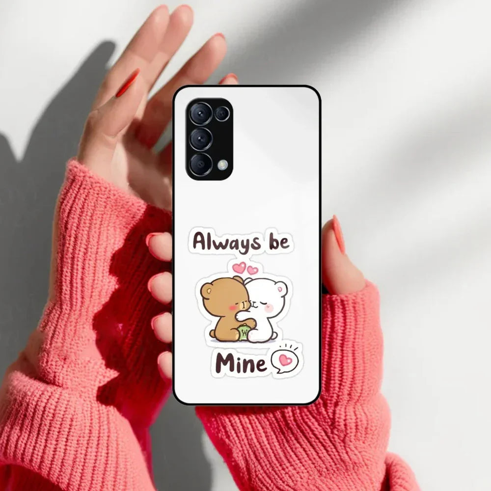 Cute Cuddle Bears Glass Case Cover For Oppo - ShopOnCliQ