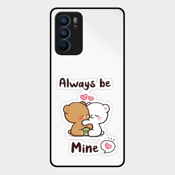 Cute Cuddle Bears Glass Case Cover For Oppo Reno 6 5G