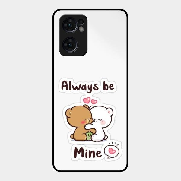 Cute Cuddle Bears Glass Case Cover For Oppo Reno 7 5G