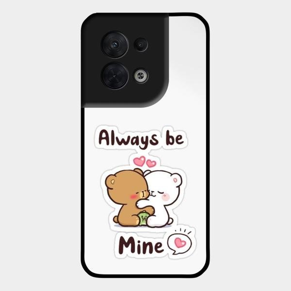 Cute Cuddle Bears Glass Case Cover For Oppo Reno 8 5G