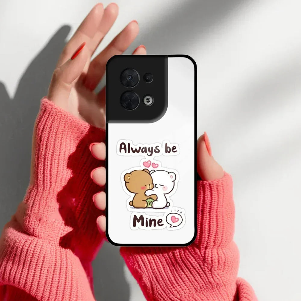 Cute Cuddle Bears Glass Case Cover For Oppo - ShopOnCliQ