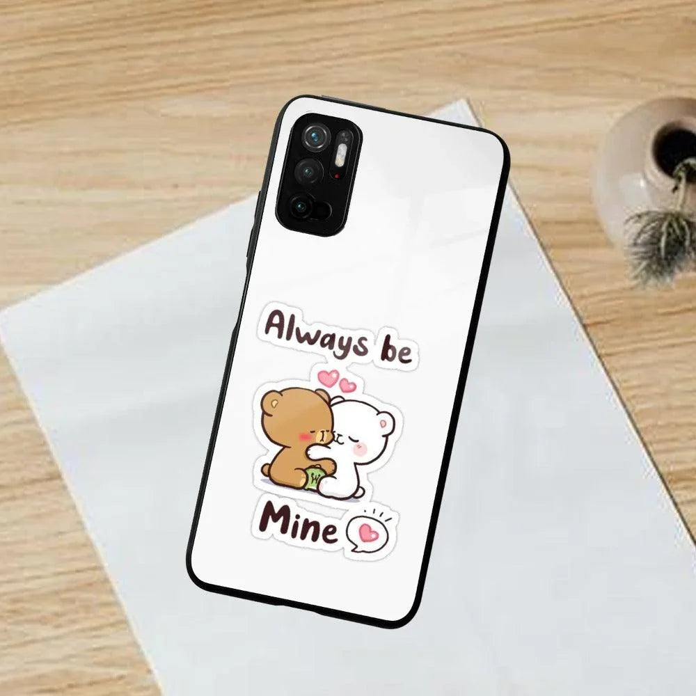 Cute Cuddle Bears Glass Case Cover For Poco - ShopOnCliQ