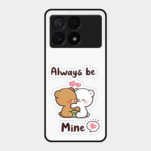 Cute Cuddle Bears Glass Case Cover For Poco X6 Pro 5G