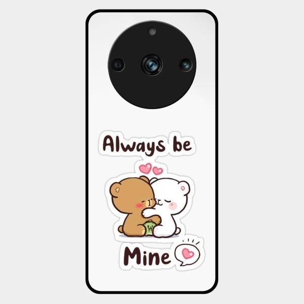 Cute Cuddle Bears Glass Case Cover For Realme 11 Pro Plus 5G