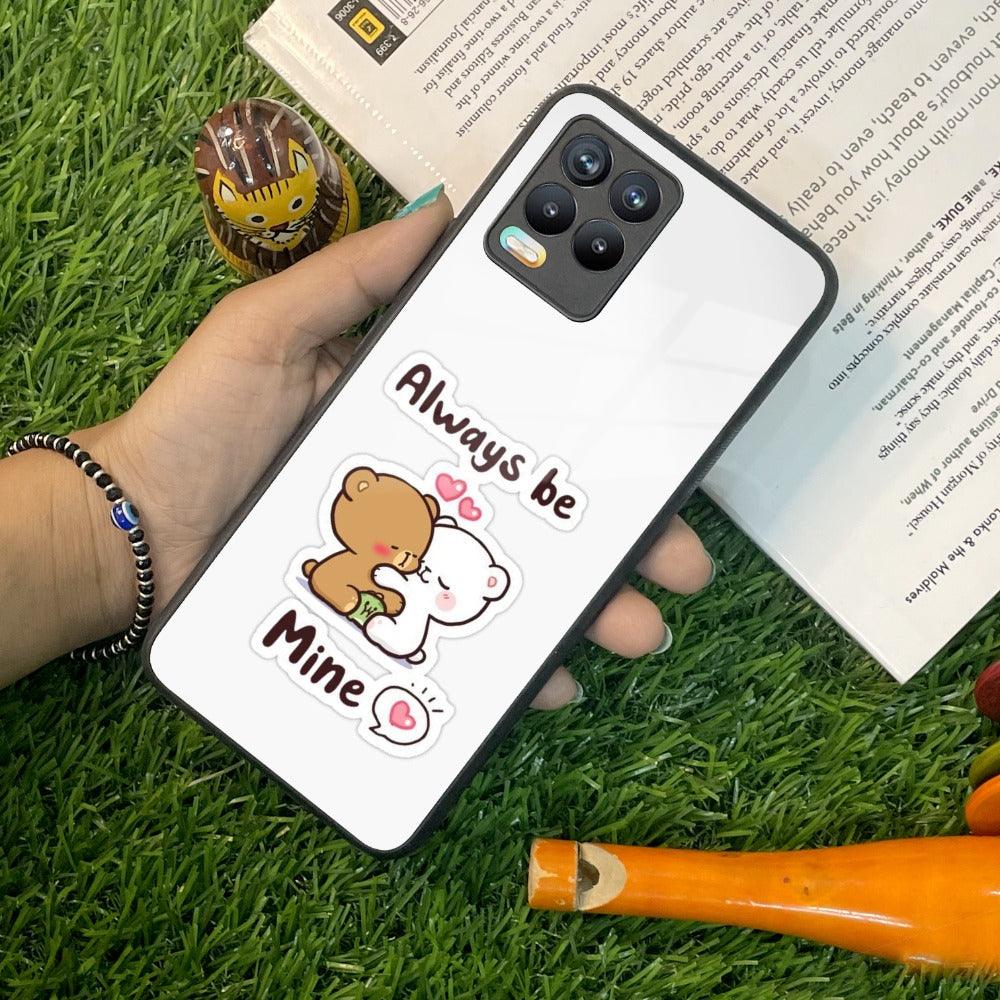 Cute Cuddle Bears Glass Case Cover For Realme/Narzo