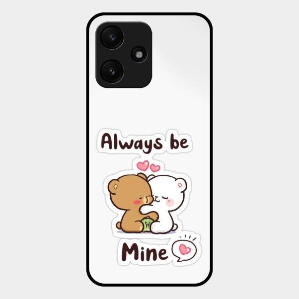 Cute Cuddle Bears Glass Case Cover For Redmi 12 5G