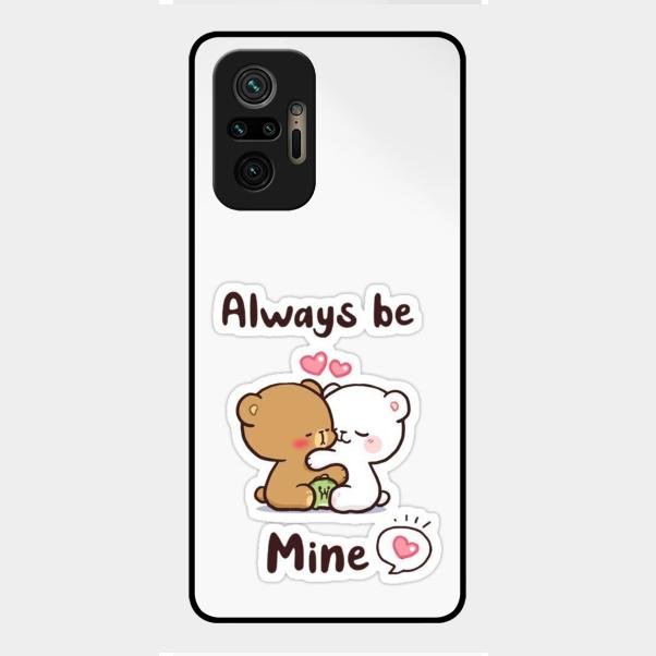 Cute Cuddle Bears Glass Case Cover For Redmi Note 10 Pro