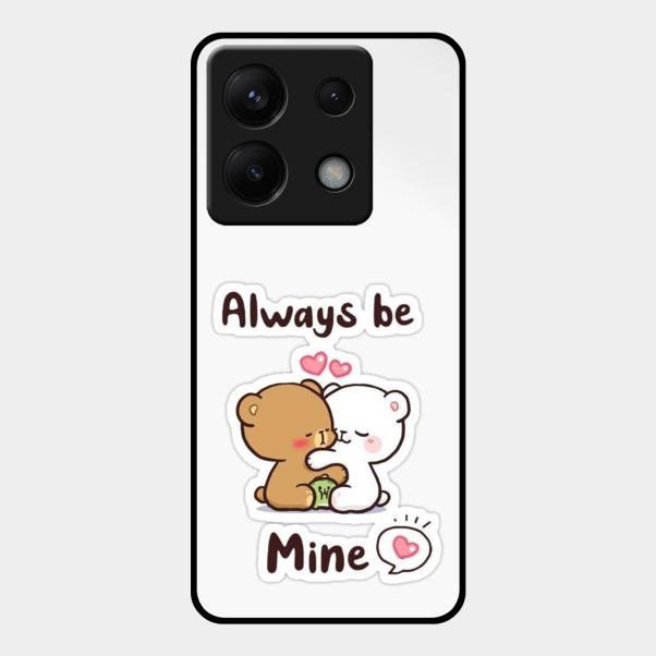 Cute Cuddle Bears Glass Case Cover For Redmi Note 13 Pro 5G