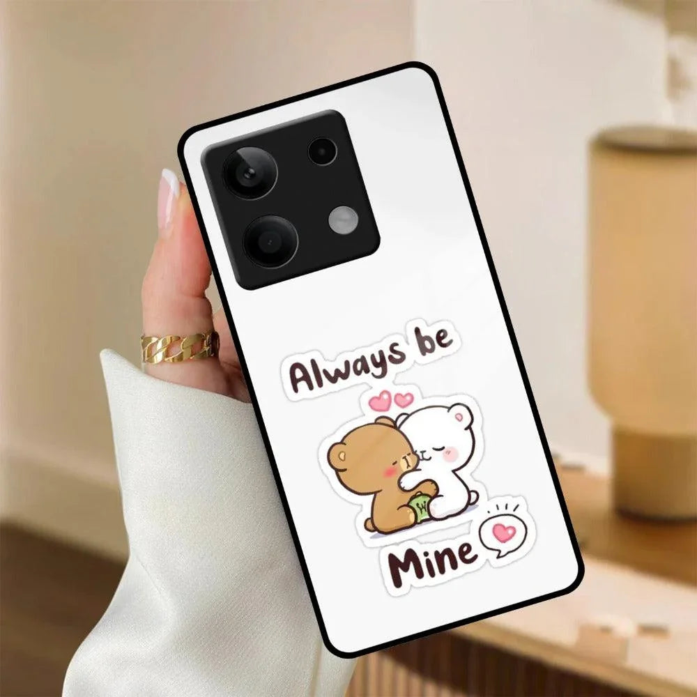 Cute Cuddle Bears Glass Case Cover For Poco - ShopOnCliQ