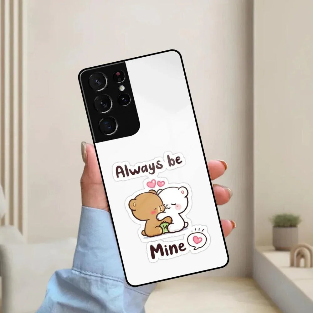 Cute Cuddle Bears Glass Case Cover For Samsung - ShopOnCliQ