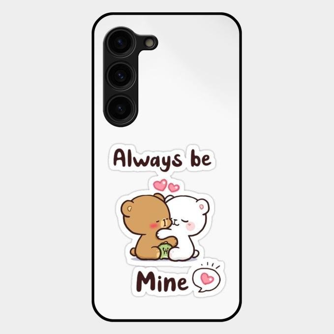 Cute Cuddle Bears Glass Case Cover For Samsung Galaxy S23 Plus 5G