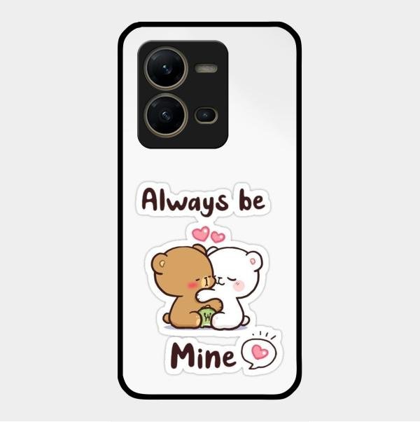 Cute Cuddle Bears Glass Case Cover For Vivo V25 5G