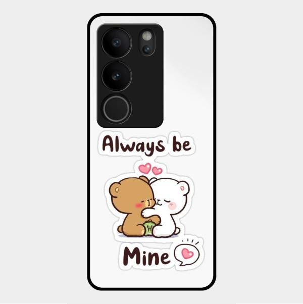 Cute Cuddle Bears Glass Case Cover For Vivo V29 5G
