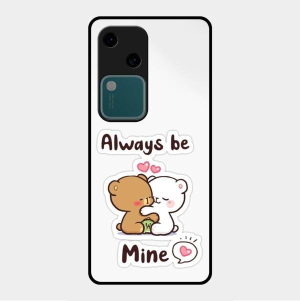 Cute Cuddle Bears Glass Case Cover For Vivo V30 5G