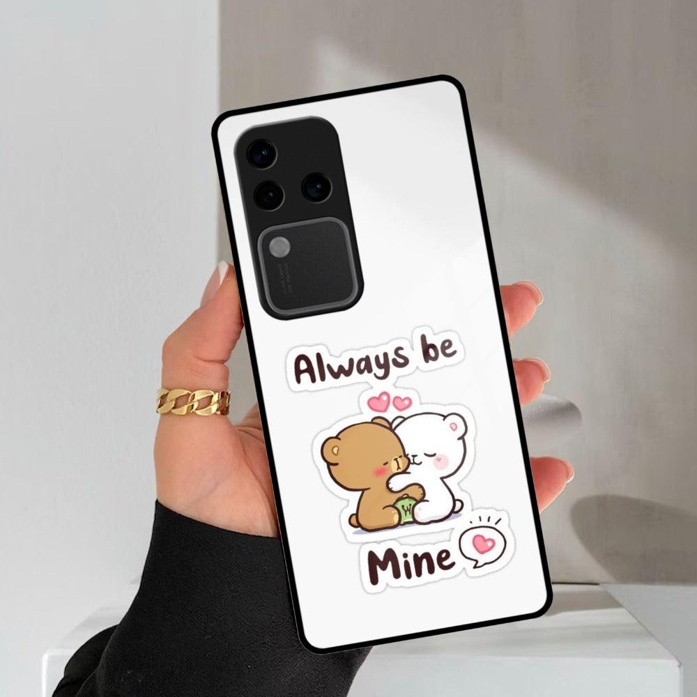 Cute Cuddle Bears Glass Case Cover For Vivo