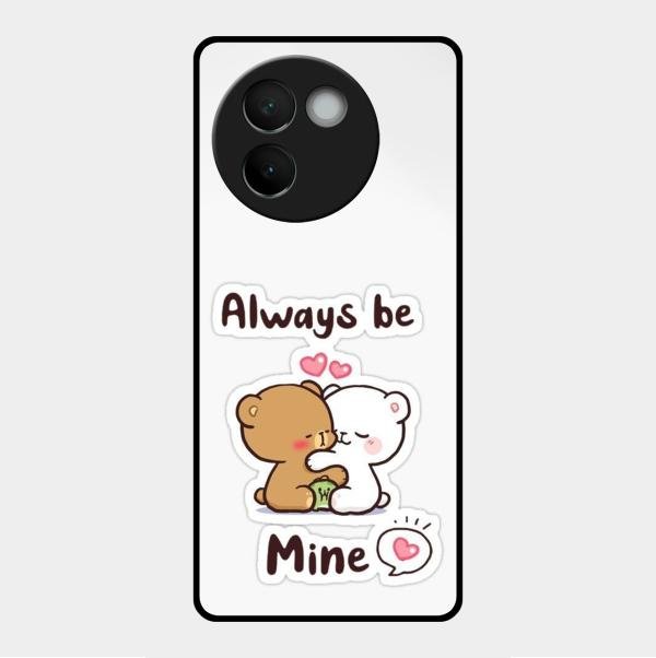 Cute Cuddle Bears Glass Case Cover For Vivo V30E 5G