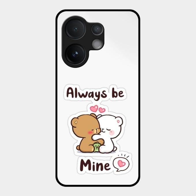 Cute Cuddle Bears Glass Case Cover For Vivo V60 5G