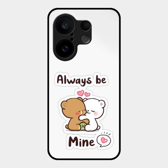 Cute Cuddle Bears Glass Case Cover For Vivo X200 Fe 5G