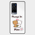 Cute Cuddle Bears Glass Case Cover For Vivo X60 Pro Plus 5G