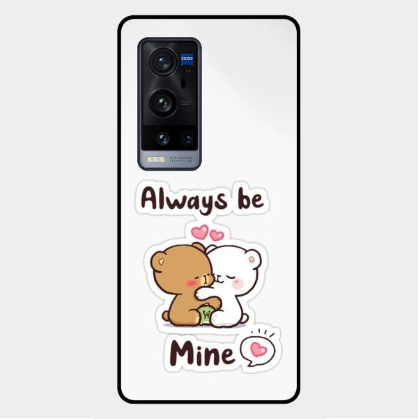 Cute Cuddle Bears Glass Case Cover For Vivo X60 Pro Plus 5G