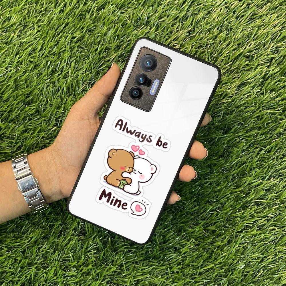 Cute Cuddle Bears Glass Case Cover For Vivo - ShopOnCliQ